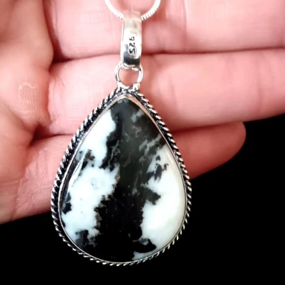 White Buffalo Jewelry - ♥️ XL White Buffalo Turquoise Necklace Pendant 925